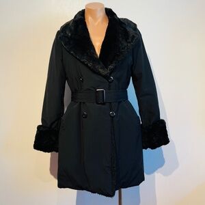 De Trend Milano made in Italy Black Coat size 8
